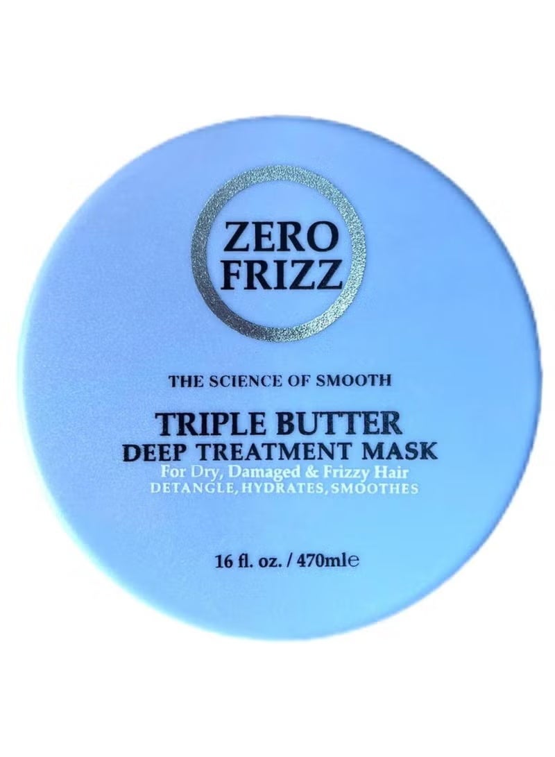 Zero Frizz Triple Butter Deep Treatment Mask 470 ML