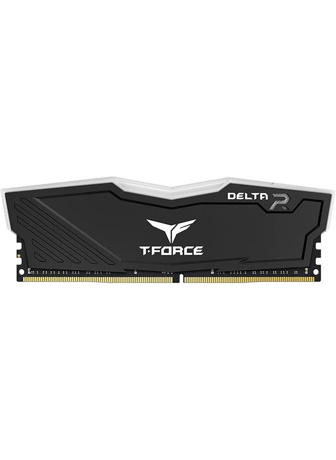 تيم جروب وحدة ذاكرة عشوائية للألعاب المكتبية T-Force Delta RGB DDR4 سعة 32 جيجابايت (2x16 جيجابايت) 3600 ميجا هرتز (PC4-28800) CL18 | أسود | LD4BU016G-R3600GDLA  - Image 3