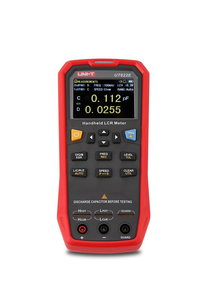 يوني تي جهاز قياس LCR الرقمي عالي الدقة المحمول UNI-T UT622E (100 كيلو هرتز) - Image 1