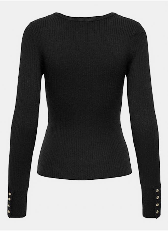 ONLY Onlibi Ls Rib O-Neck Cc Knt  - Image 1