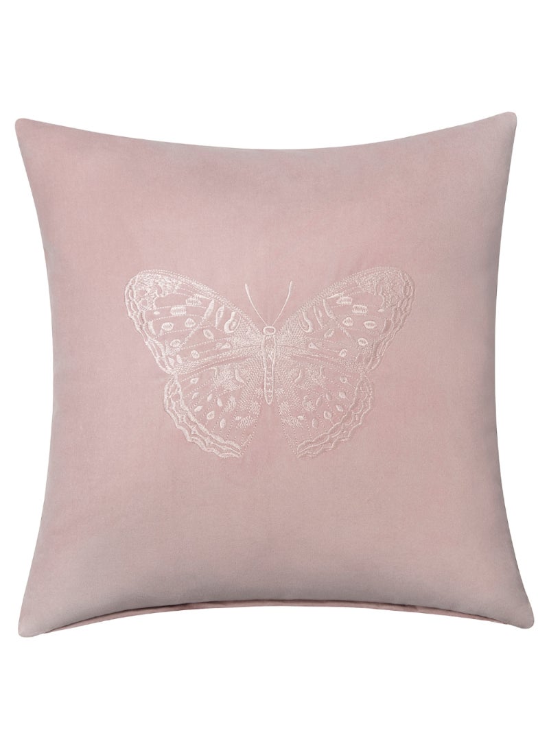 Cushion Cover Pink/Butterfly 50X50 Cm - Image 1