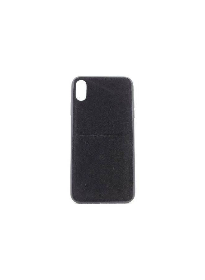 Back Cover With Pocket For Apple Iphone Xs Max - BLACK 