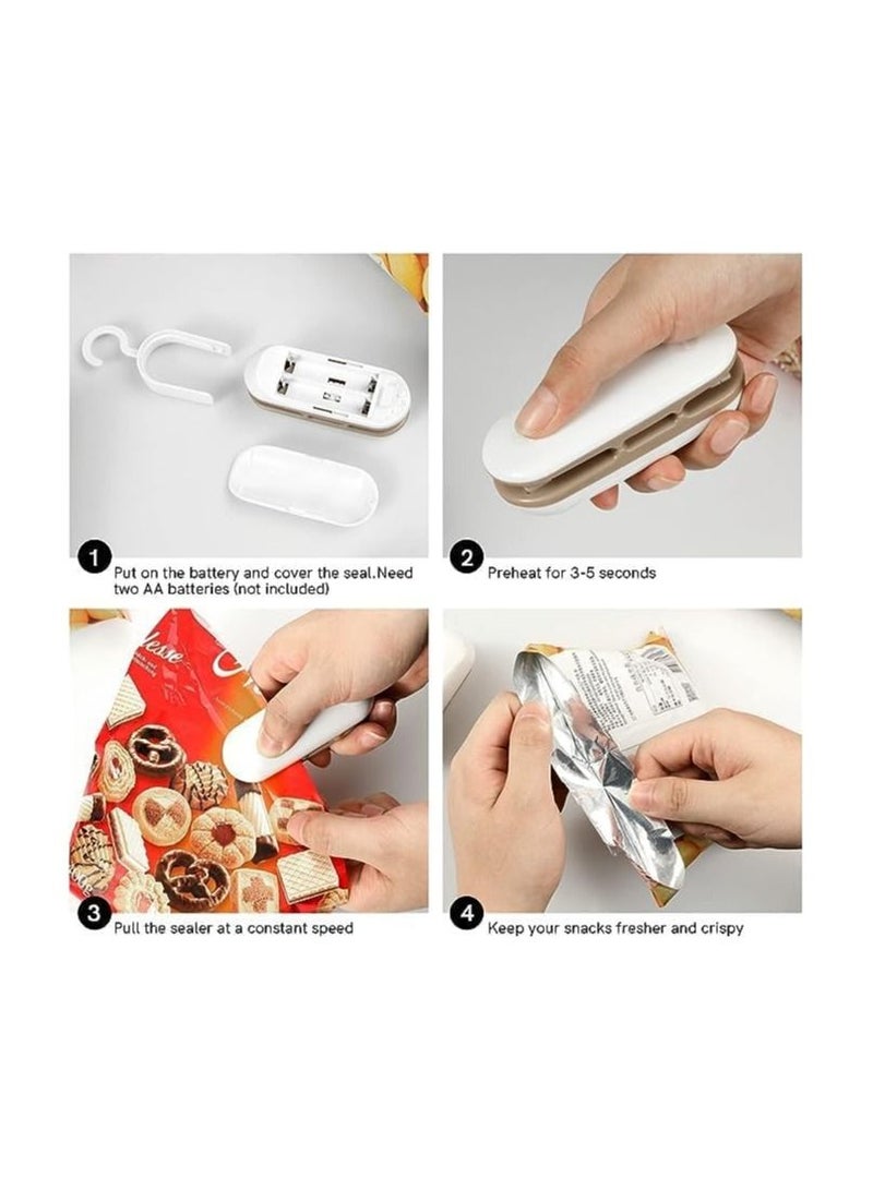 Spaceshoop Vacuum Sealer Portable bag making machine Used for Food Saver for Plastic  - Image 3