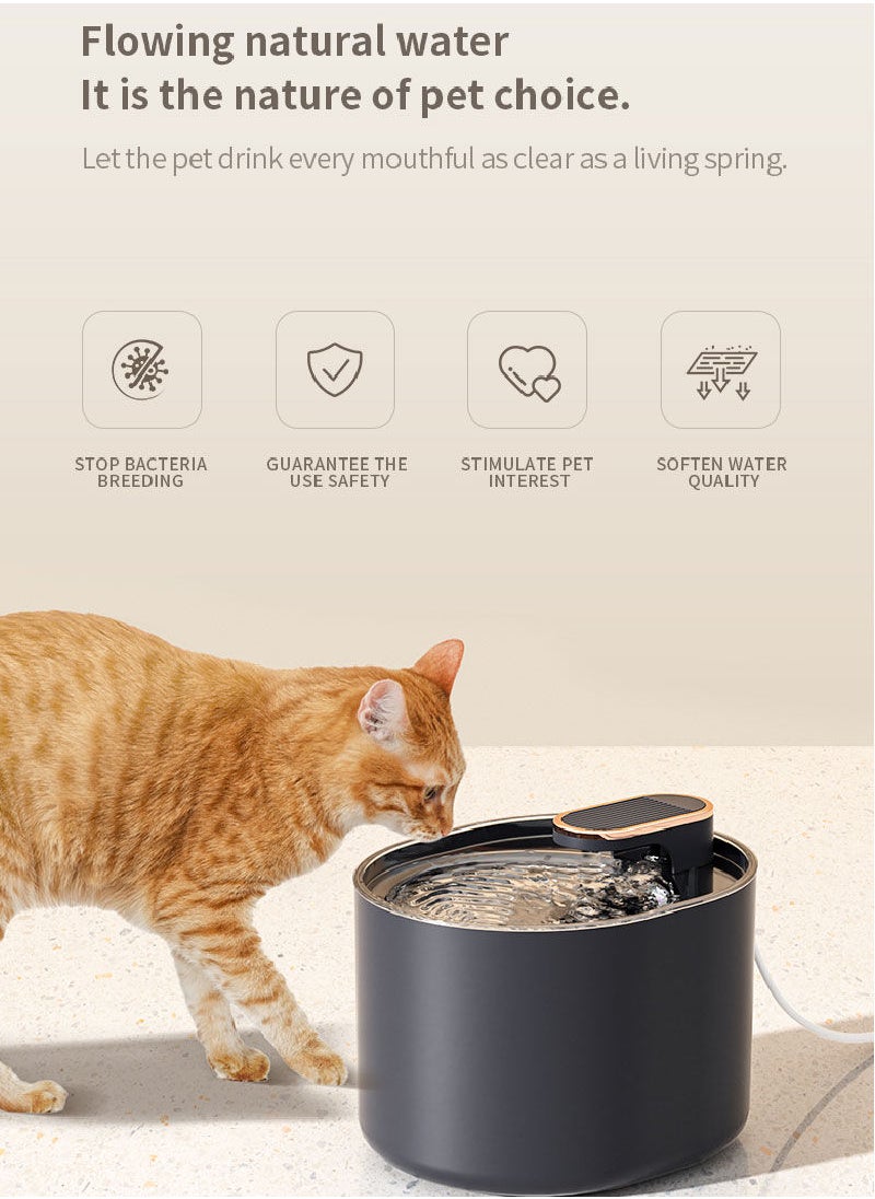 Kidle - Cat Water Fountain Animal Water Dispenser 3L Automatic Pet Drinking Fountain - Image 1