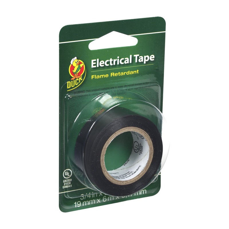 Duck Brand 373447 Professional Electrical Tape, 0.75-Inch by 20-Feet, Single Roll, Black - Image 5