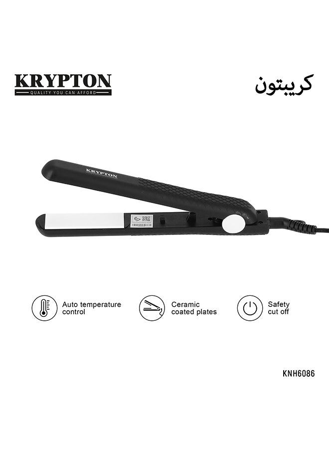 KRYPTON Hair Straightener Black 400grams - Image 1