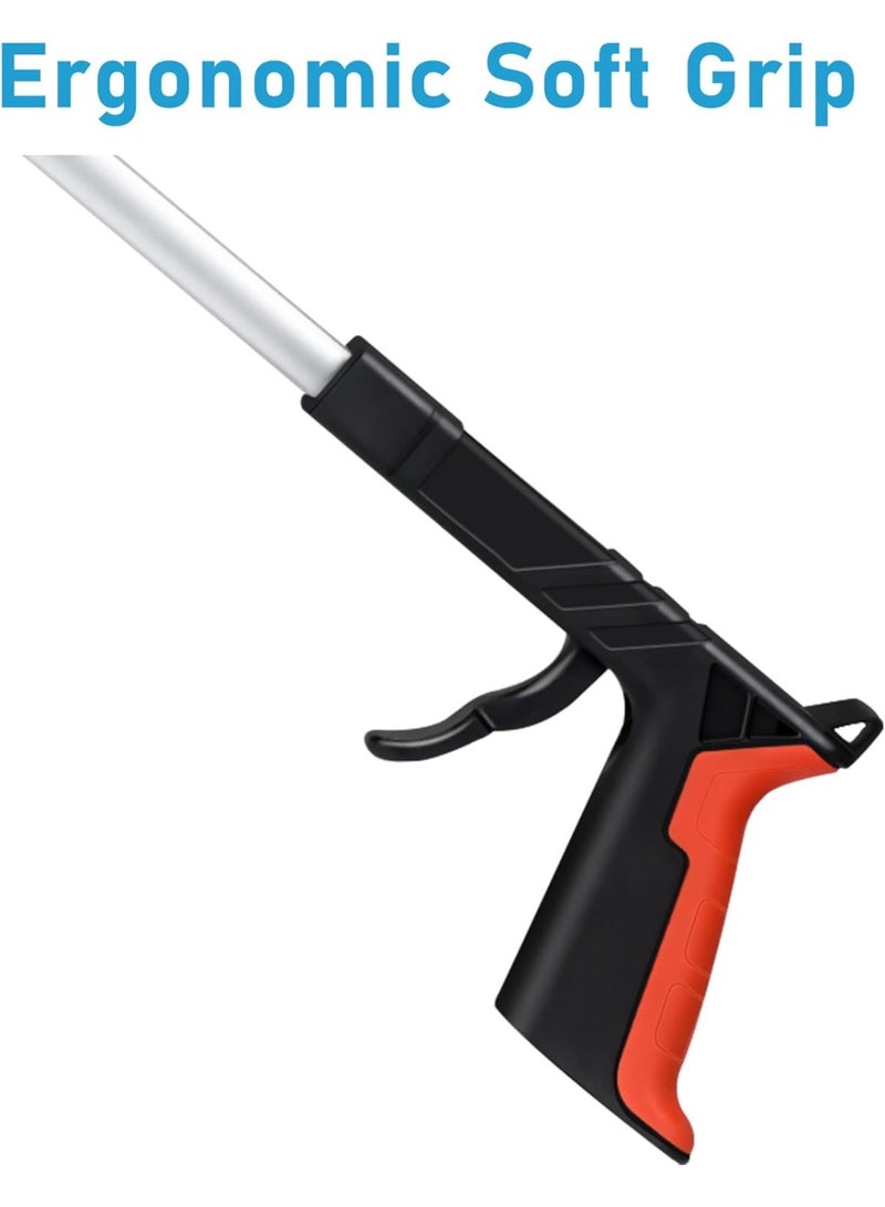 2024 Upgrade Grabber Reacher Tool, 360° Rotating Head, Wide Jaw, 32" Foldable, Lightweight Trash Claw Grabbers for Elderly, Reaching Tool for Trash Pick Up Stick, Litter Picker, Arm Extension - Image 3