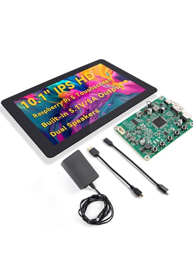 SunFounder Raspberry Pi 10 Inch Touch Screen - 10.1" HDMI 1280x800 IPS LCD Touchscreen for RPi 3 Model B+ 3B 2B LattePanda Beagle Bone - Image 1