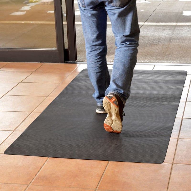CLIMATEX Indoor/Outdoor Rubber Scraper Mat, 36 in. x 6ï»¿ ft., Black - Image 5