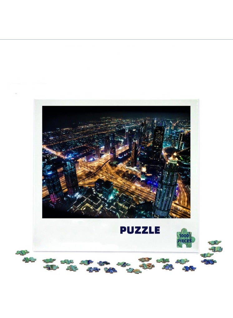 Anna 1000-Piece Thick Paper Puzzle for Stress Relief and Decoration - Image 1