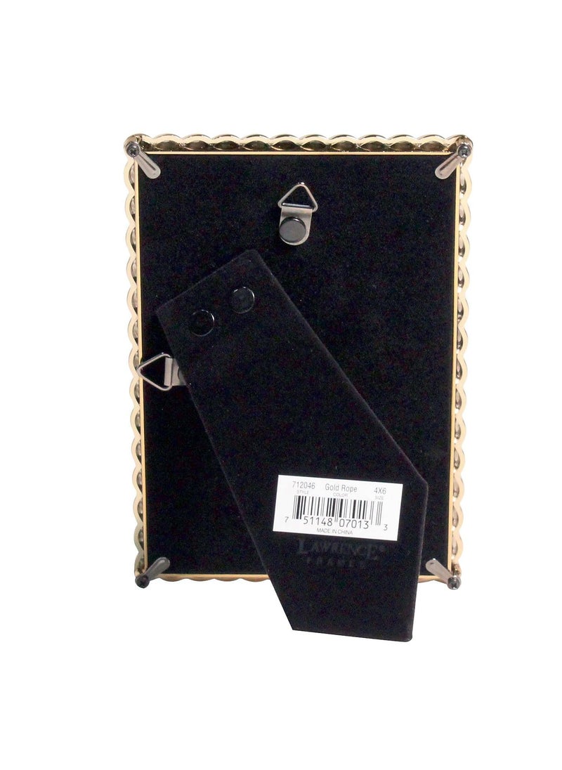 Lawrence Frames Lawrence Frames 4x6 Golden Rope Picture Frame (712046)  - Image 3
