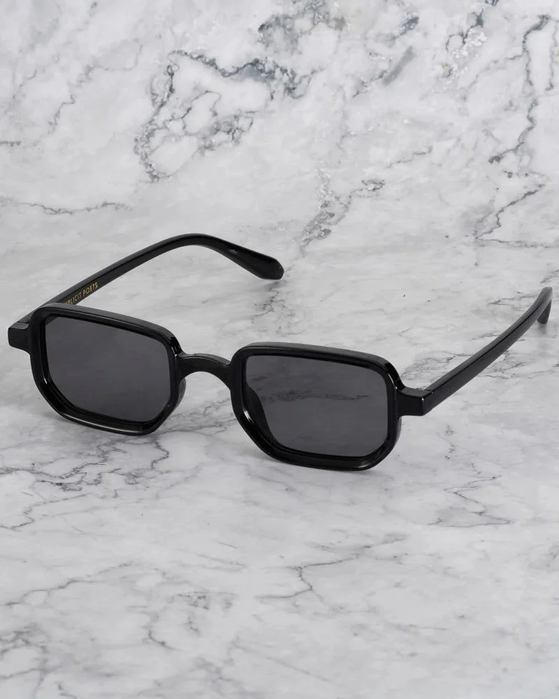  اكسبليست باوتس نظارات شمسية أنيقة بيللي للجنسين أسود رمادي