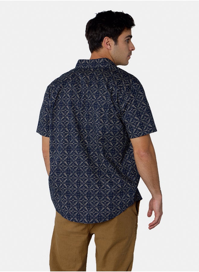 American Eagle AE Poolside Printed Button-Up Shirt  - Image 4