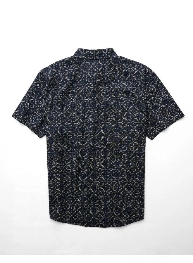 امريكان ايجل AE Poolside Printed Button-Up Shirt