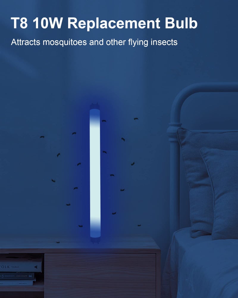 SHOOTING STAR Shootingstar Bug Zapper Replacement Light Bulb 10W for 20W Indoor Bug Zapper, BL T8 F10W Light Tube Compatible with Aspectek, Liba and Other 20W Mosquito Zapper Lamp, 4 Pack - Image 4
