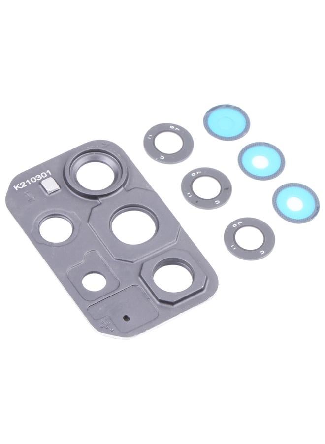 erorex For Samsung Galaxy A72 SM-A725 10pcs Camera Lens Cover (Black) - Image 3