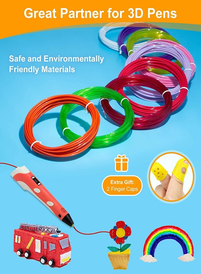 32 Colors PLA 3D Pen Filament Refills 1.75mm Diameter 10 Feet Each Total 320 Feet Bright Random Color 3D Printing Filament for Kids DIY Creative Art Craft Projects - Image 5