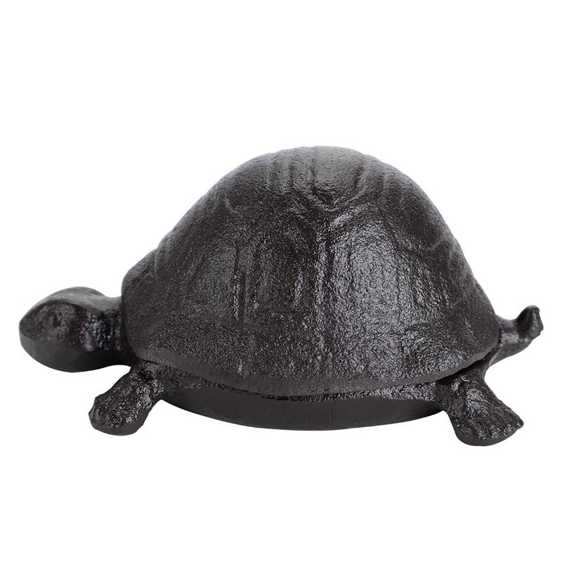 JUXYES JUXYES Turtle Cast Iron Key Hider  Outdoor Small Garden Statue  Indoor Decoration Box for Key Jewelry  Trinkets 