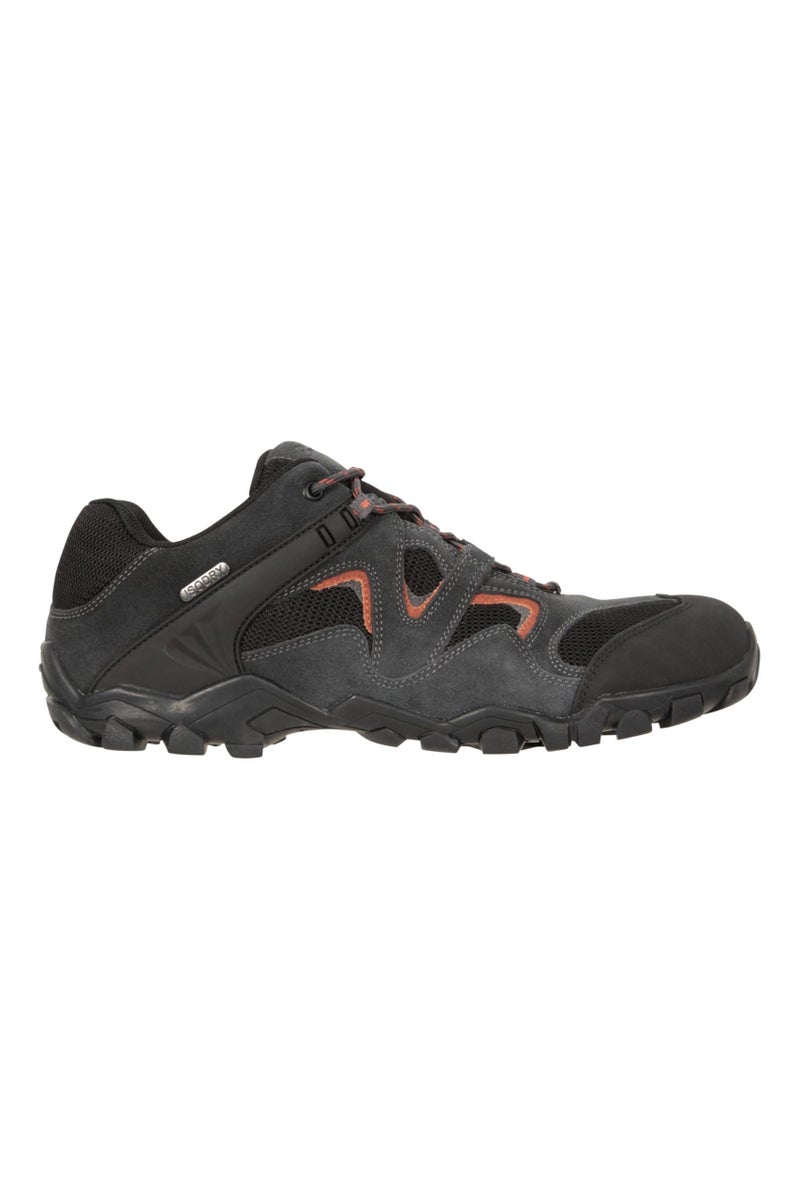 Mountain Warehouse Mountain Warehouse Curlews Mens Waterproof Walking Shoes - Quick Drying Footwear, Suede & Mesh Outer & Rubber Sole - for Autumn, Winter, Camping & Hiking Dark Grey 11 UK, Dark Grey, 45 EU - Image 2