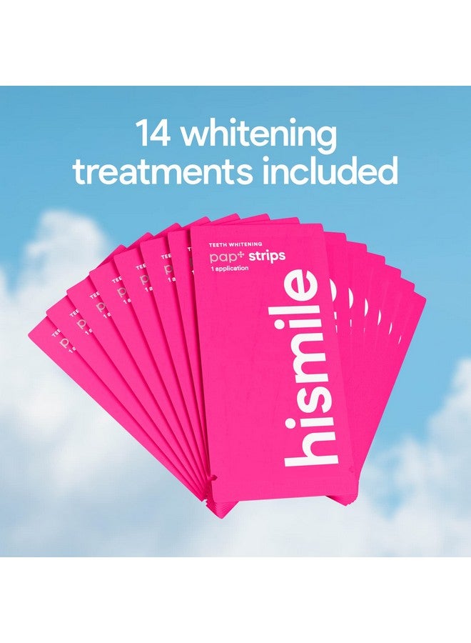 Hismile Teeth Whitening Strips for Sensitive Teeth, Peroxide Free, Dental White Strips Kit, 28 Strips, 14 Treatments - Image 3
