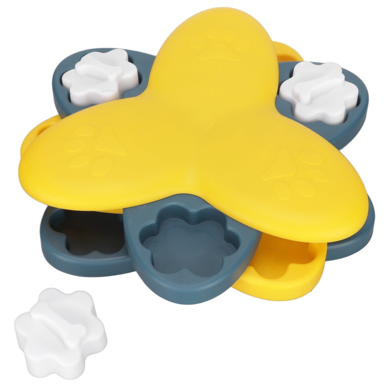 Dog Puzzle Toys Training Funny Feeding Multifunctional Dog Games Treat Dispenser for Dog Puppy CatYellow - Image 3