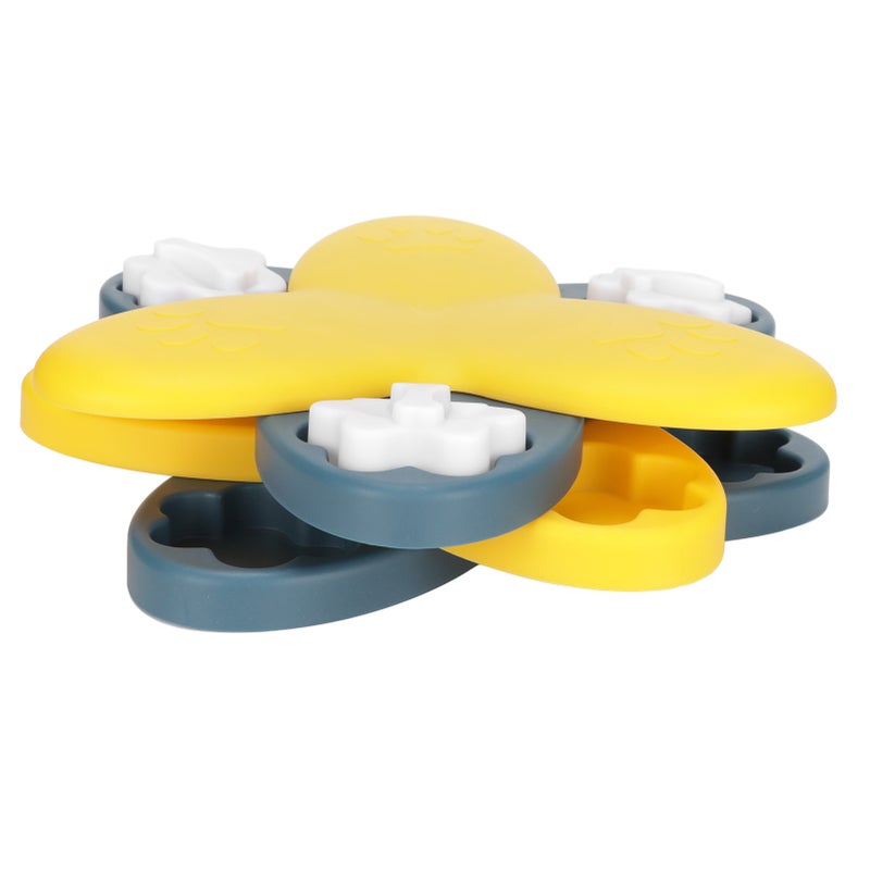 Dog Puzzle Toys Training Funny Feeding Multifunctional Dog Games Treat Dispenser for Dog Puppy CatYellow - Image 5