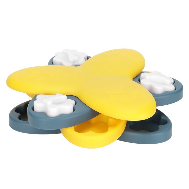 Dog Puzzle Toys Training Funny Feeding Multifunctional Dog Games Treat Dispenser for Dog Puppy CatYellow - Image 4