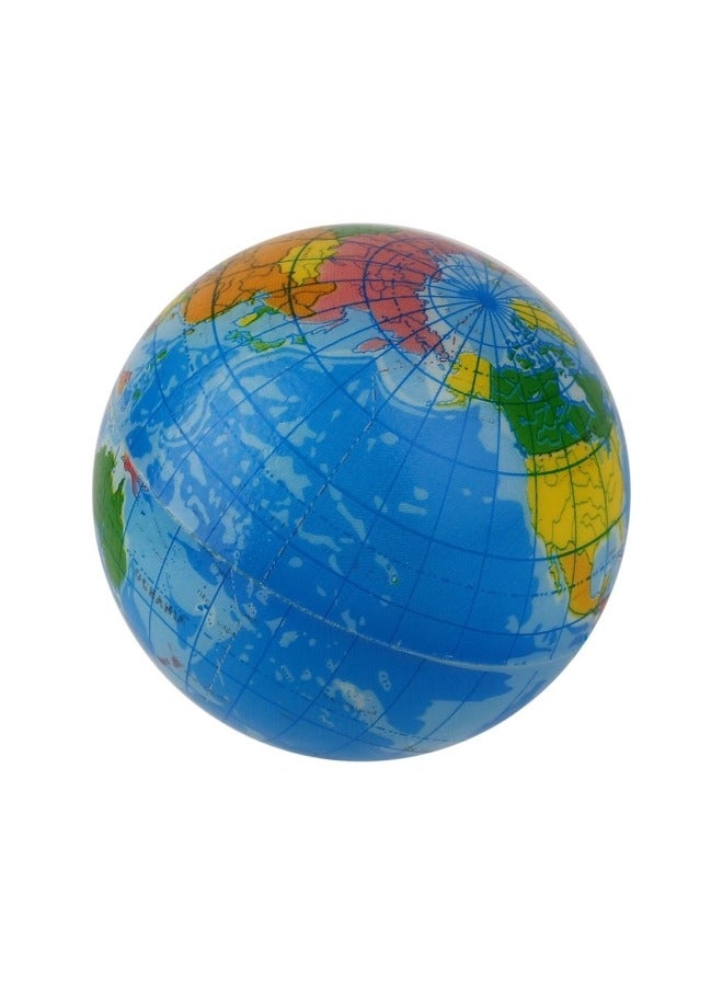 Globe Pattern Toy Ball , Educational Toys For Early Learning, Sponge Stress-Relieving Balls, Elastic Balls  - Image 5