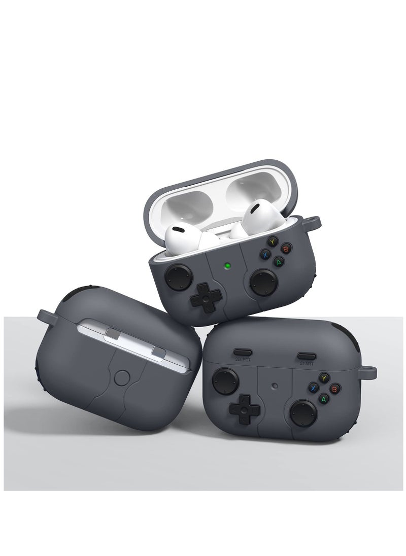 Generic - Game Pad Appearance Design Airpods Pro 2 Case - Front LED Visible - Airpods Pro 2 Scratch-Resistant Shock Absorbing Case - Image 1
