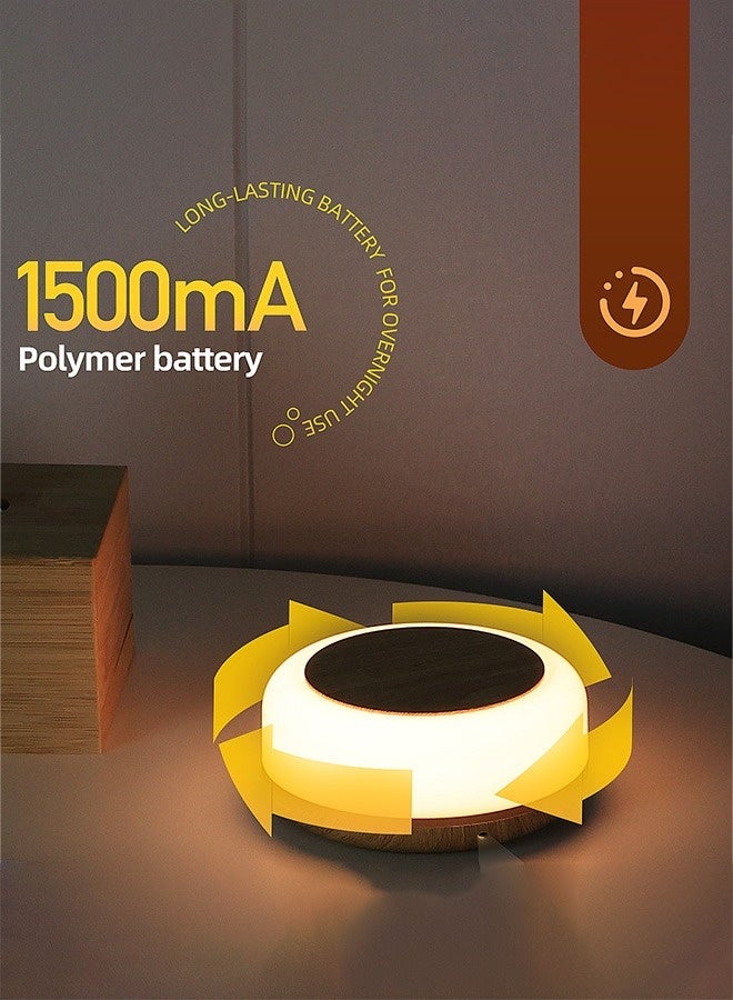 Topleo Baby Night Light Touch Control Bedroom Light, Nursery Lamp for Breastfeeding and Sleep Aid, 3 Light Color Stepless Dimming,  Rechargeable, Up to 96H - Image 3