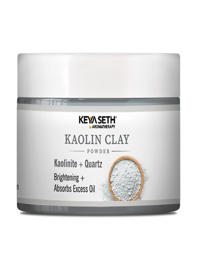 KEYA SETH AROMATHERAPY, DEVICE OF DROP KEYA SETH AROMATHERAPY Kaolin Clay Powder Face Pack For Women & Men, Brightening + Absorbs Excess Oil 100gm - Image 1