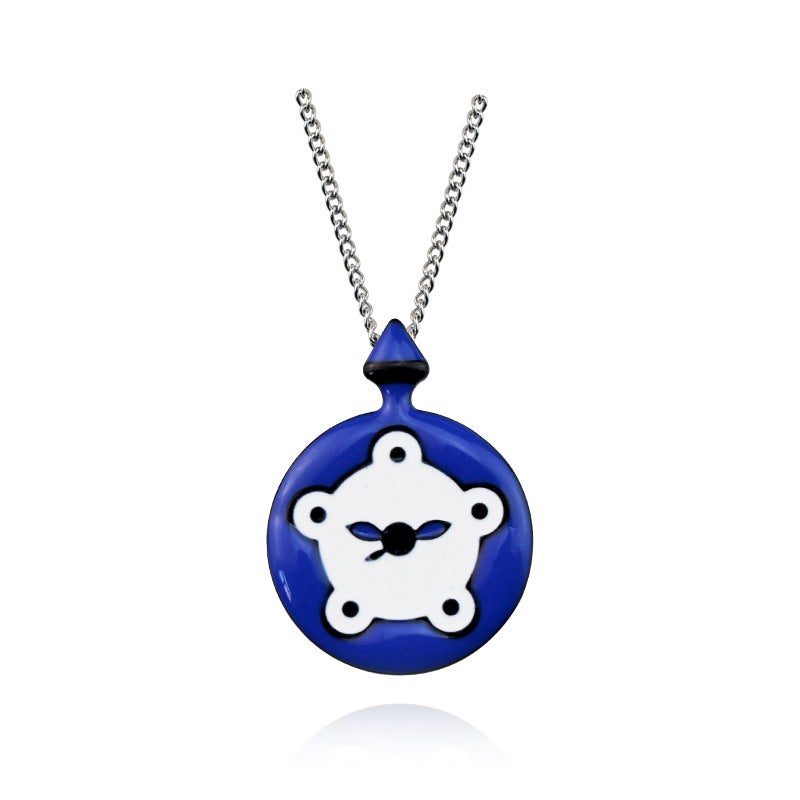 Generic Cartoon Themed Necklace Brooch Ring Bracelet Set Featuring Redi Girl Peacock Cat And Dog Paw Design Alloy Geometric Fashion Jewelry N911 
