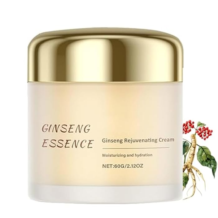 gcdat Ginseng Rejuvenating Cream, Concentrated Ginseng Cream With Ginseng Essence & Hyaluronic Acid for Wrinkles & Deep Hydration - 2.12 Oz- Lightweight Daily Face Moisturize, Nourish & Smooth - Image 1