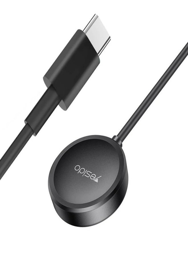 Yesido - Magnetic Watch Charger for Samsung Type C Black-CA162 - Image 1