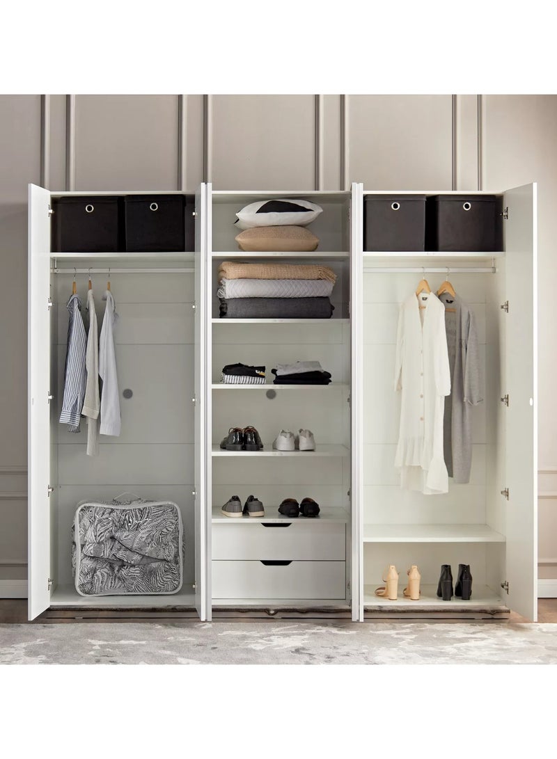 ملاذ هاوس خزانة ملابس بستة أبواب - MZWD013 - 60 طول × 220 ارتفاع × 220 عرض - Image 3