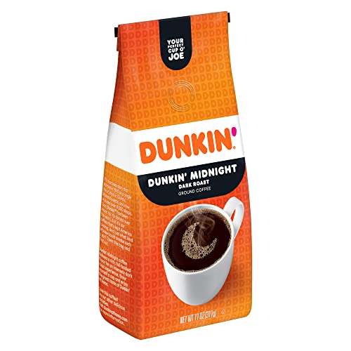 Dunkin Donuts Ground Coffee Dunkin Midnight 12 Oz Bag - Image 5