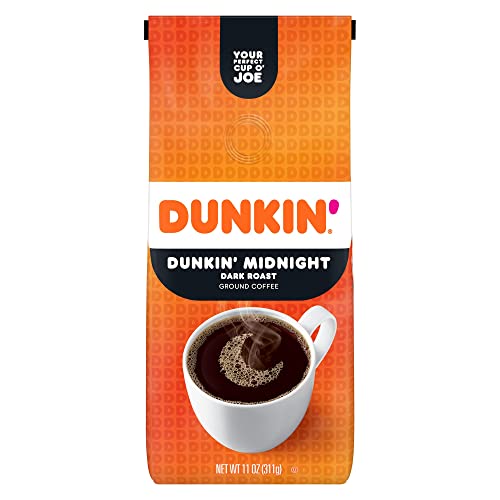 Dunkin Donuts Ground Coffee Dunkin Midnight 12 Oz Bag - Image 1