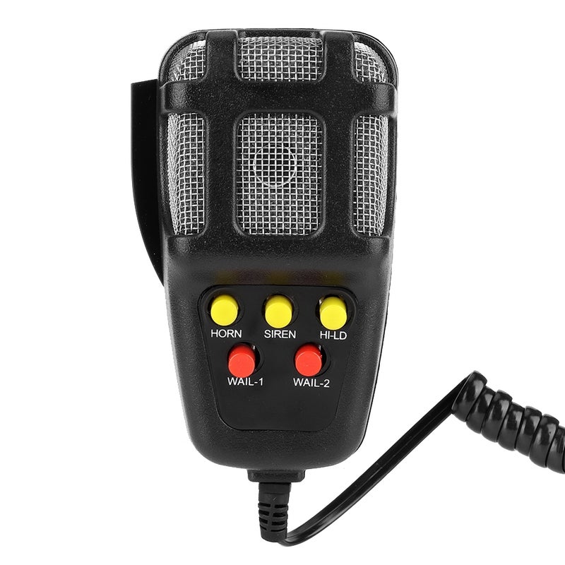 115-130db Super Loud Car 5 Tone Warning Alarm Siren Horn Speaker with Mic - Image 5