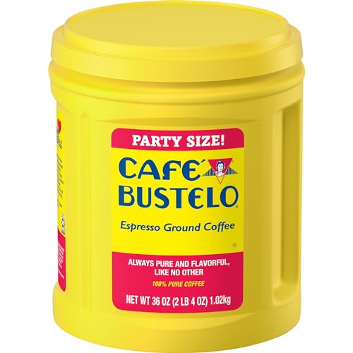 Cafe Bustelo Café Bustelo Espresso Extra Fine Dark Roast Ground Coffee, 36 Ounces - Image 1