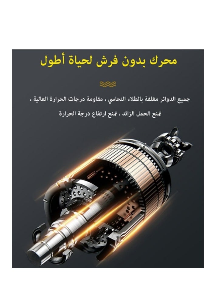 جيرزون - ترقية GearZone مفتاح الربط اللاسلكي عالي القوة بدون فرش مع بطاريتين، عزم دوران قابل للتعديل مع الملحقات وصندوق الأدوات - Image 1