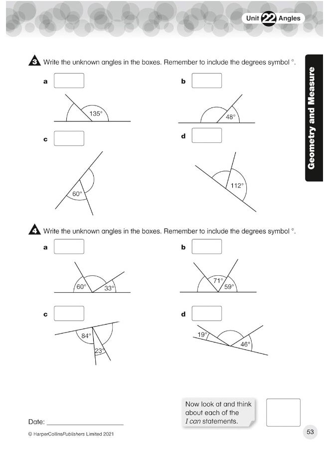 Collins International Primary Maths Progress Book: Stage 5  - Image 4