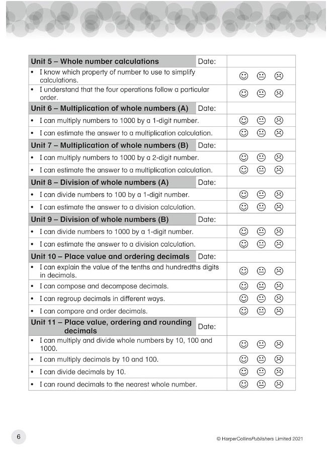 Collins International Primary Maths Progress Book: Stage 5  - Image 2