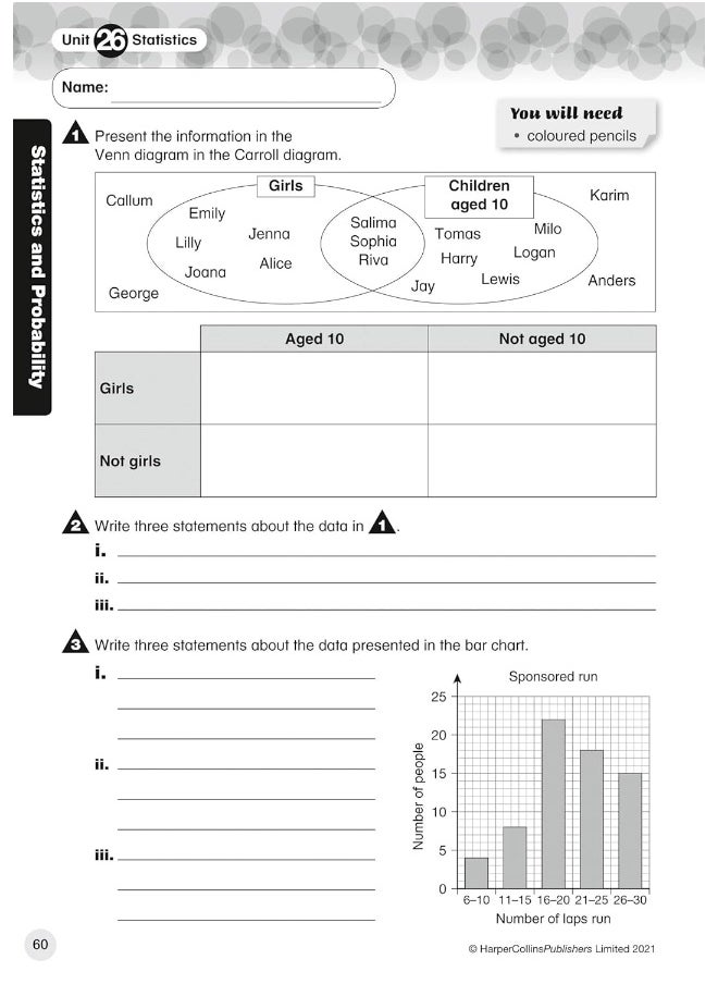 Collins International Primary Maths Progress Book: Stage 5  - Image 5