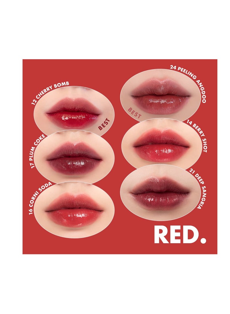 rom&nd Juicy Lasting Tint 21 Deep Sangria Pack Size 5.5g - Image 3