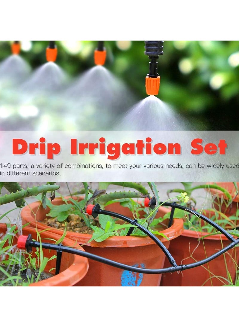 عام التلقائي مايكرو بالتنقيط الري عدة 30 متر توفير المياه حديقة الدفيئة الري رذاذ الذاتي سقي أطقم التلقائي الباحة التغشية نظام سقي النبات - Image 3