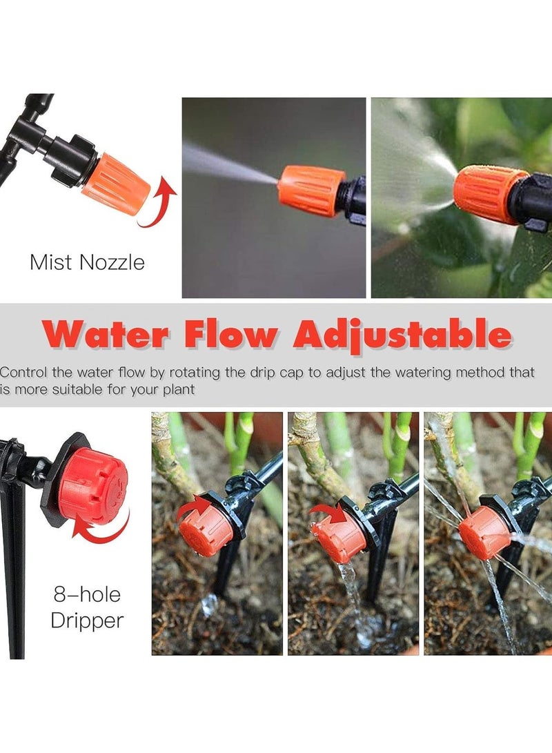 عام التلقائي مايكرو بالتنقيط الري عدة 30 متر توفير المياه حديقة الدفيئة الري رذاذ الذاتي سقي أطقم التلقائي الباحة التغشية نظام سقي النبات - Image 4