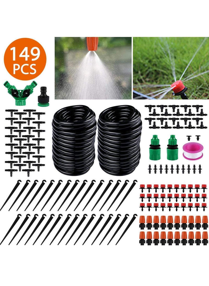 عام التلقائي مايكرو بالتنقيط الري عدة 30 متر توفير المياه حديقة الدفيئة الري رذاذ الذاتي سقي أطقم التلقائي الباحة التغشية نظام سقي النبات - Image 1