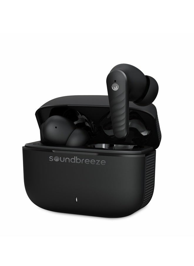 Soundbreeze - SEEKEN Soundbreeze Wireless Bluetooth Earbuds - Black | 40 Hours Playtime | Campatible with Iphone and Samsung | Premium Design | High-Quality. - Image 1