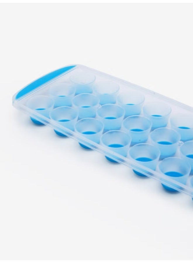 قالب ثلج سيليكون – 18 خانة دائرية، تصميم سهل الإخراج، متعدد الألوان - Image 4