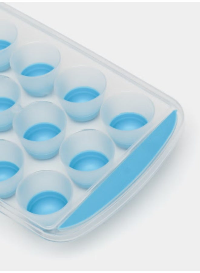 قالب ثلج سيليكون – 18 خانة دائرية، تصميم سهل الإخراج، متعدد الألوان - Image 5